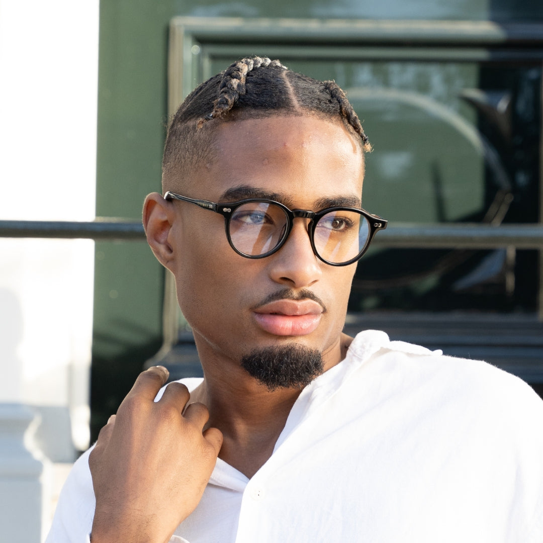 Ganni Clear-Lens Fashion Glasses – Midnight – Gallery 3
