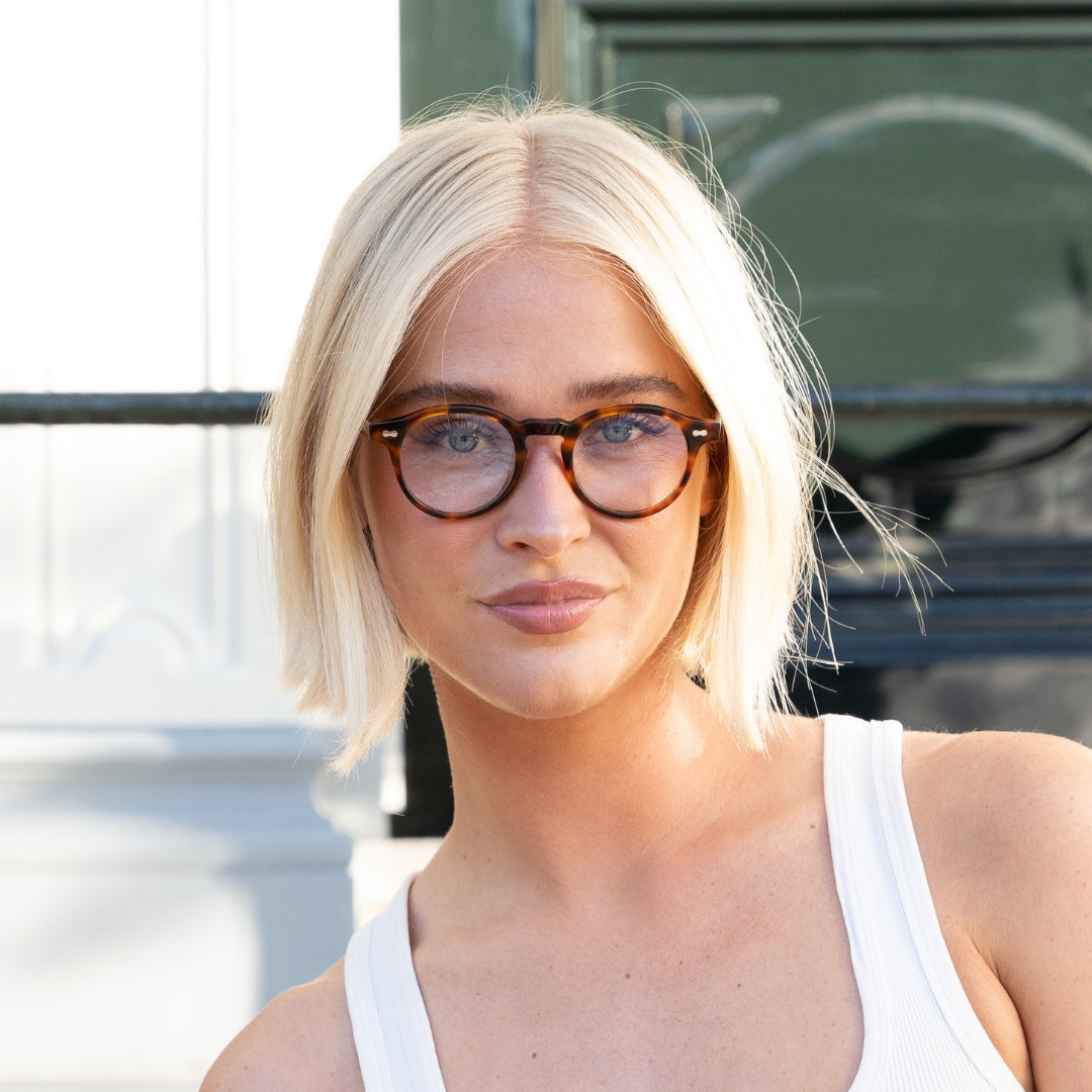 Ganni Clear-Lens Fashion Glasses – Leopard – Gallery 4