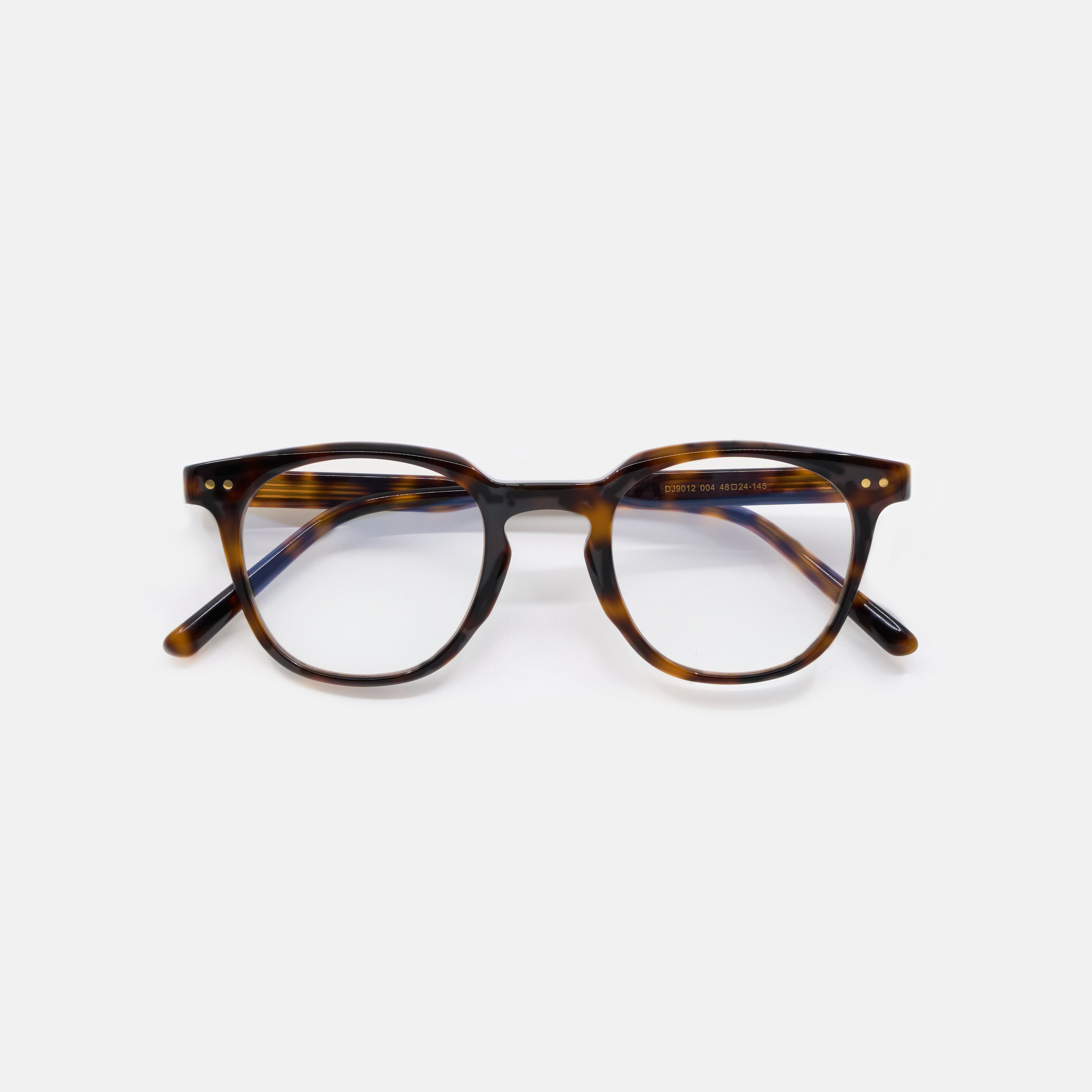 Fynn Clear-Lens Fashion Glasses – Leopard