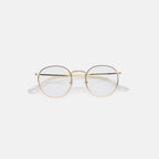 Felix Clear-Lens Fashion Glasses – Gold