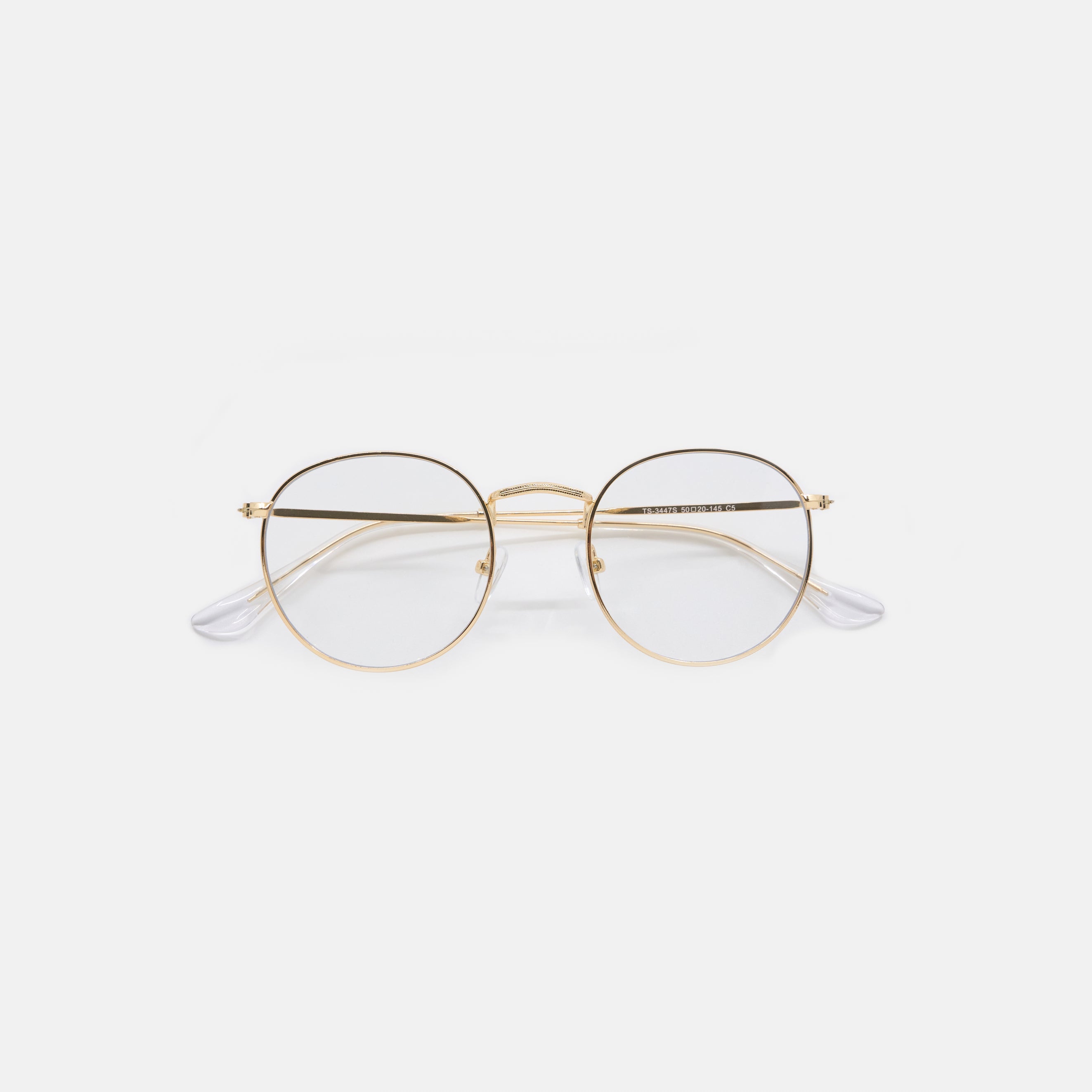 Felix Clear-Lens Fashion Glasses – Gold