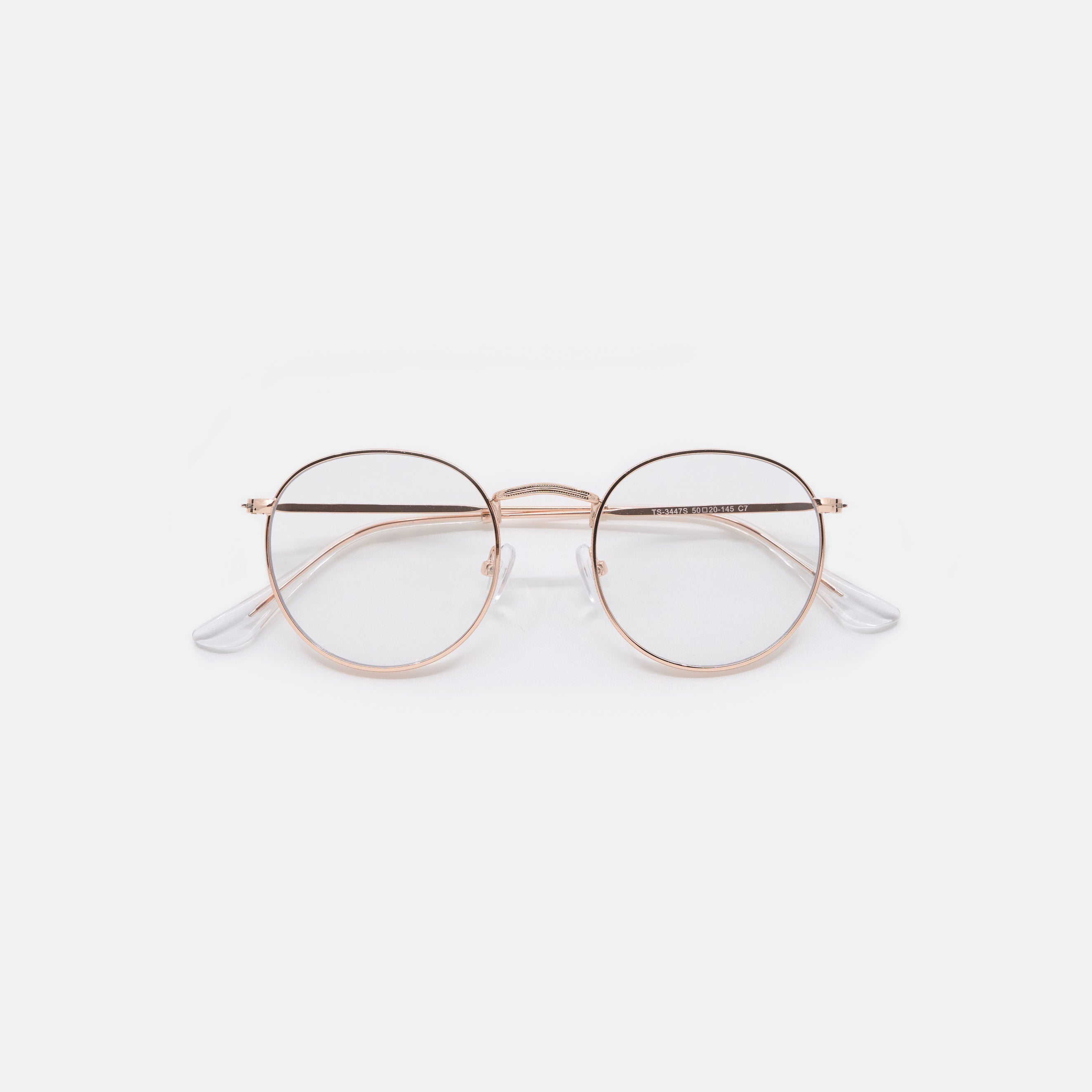 Felix Clear-Lens Fashion Glasses – Rose Gold