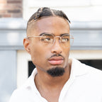 Felix Clear-Lens Fashion Glasses – Rose Gold – Gallery 4