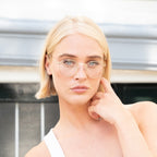Felix Clear-Lens Fashion Glasses – Rose Gold – Gallery 3