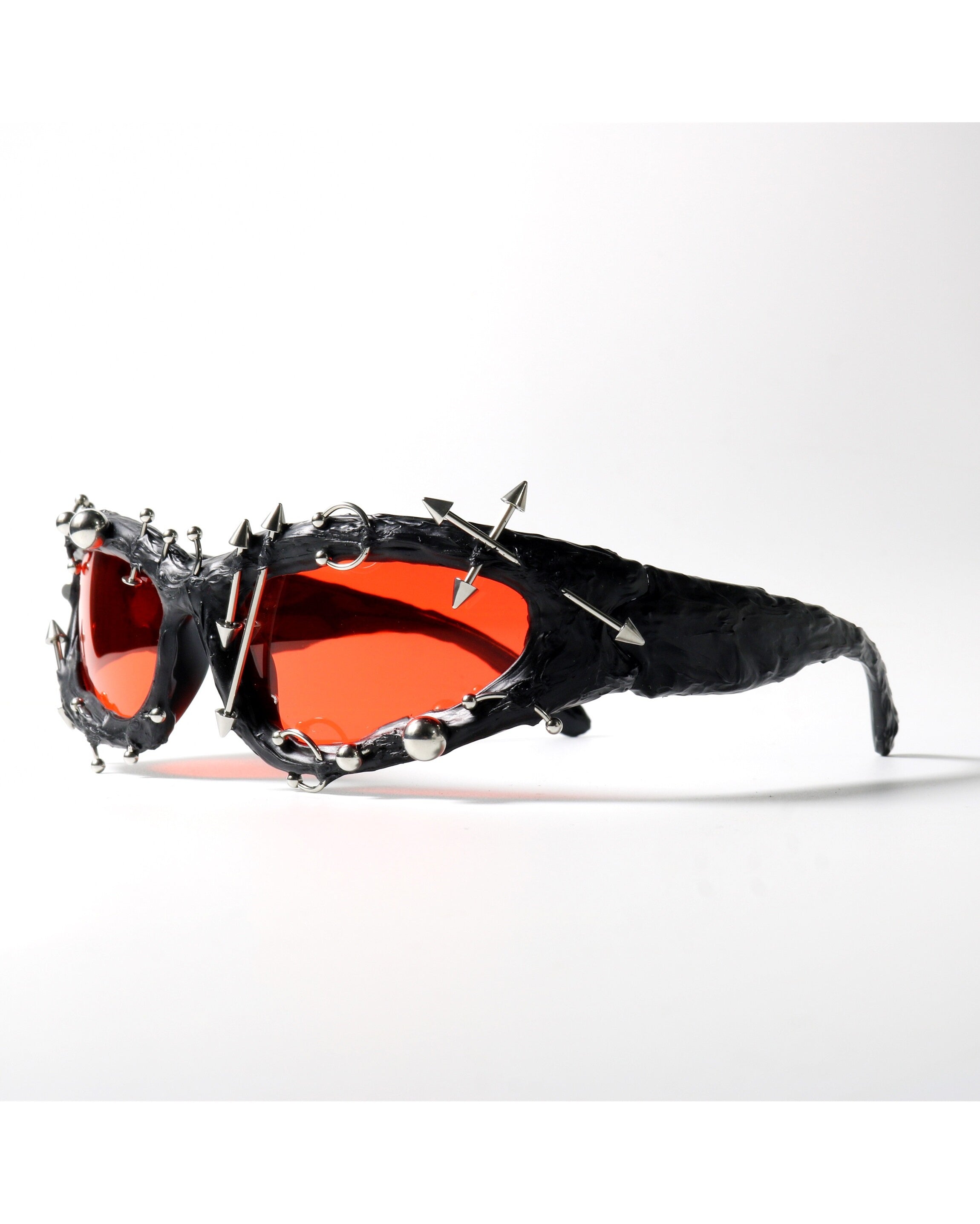Neon Green Punk Shield Shades