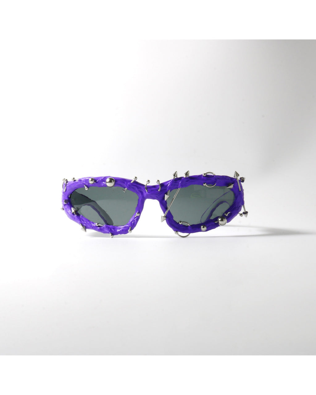 Neon Green Punk Shield Shades