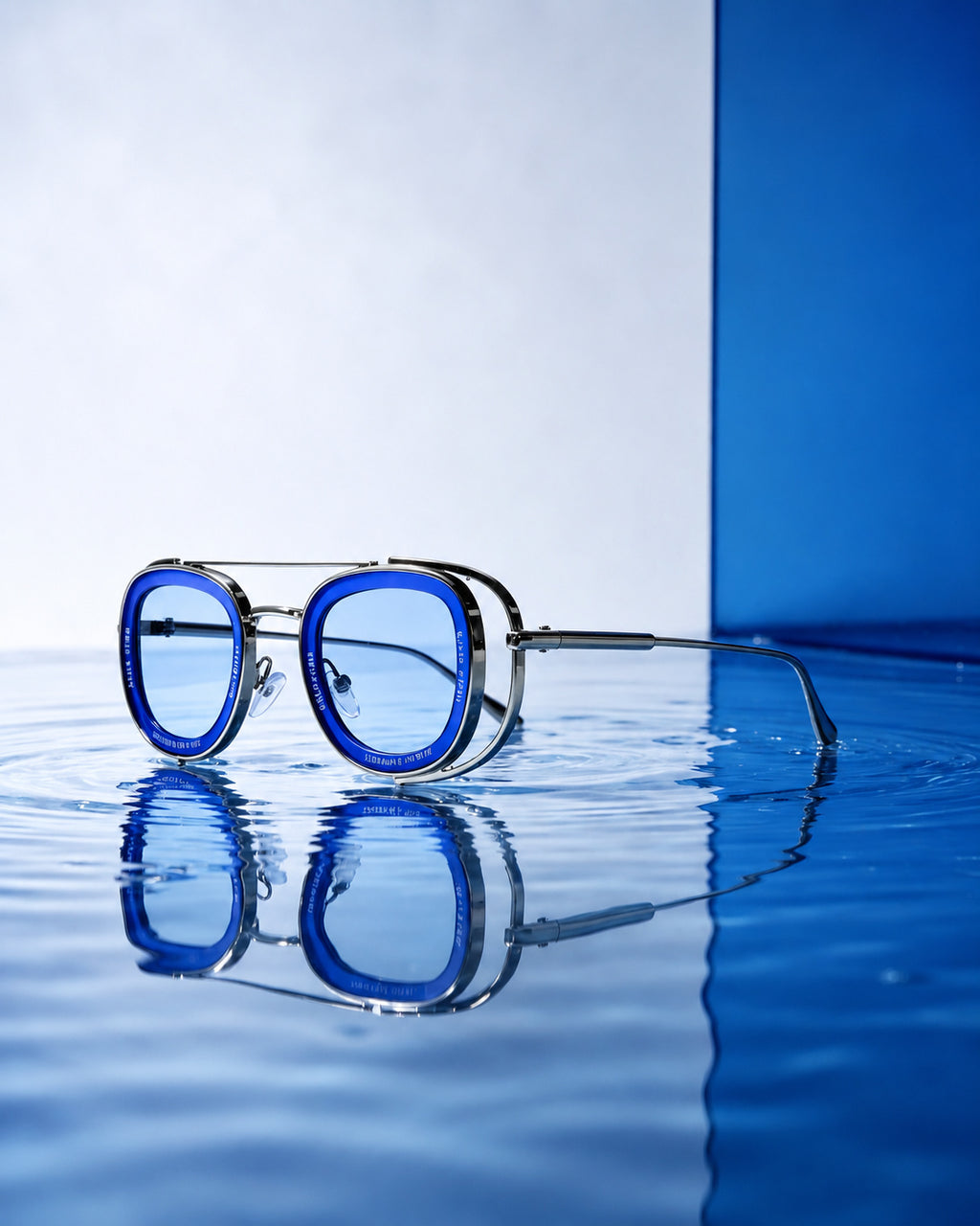 Klein Blue Techwrap Sunglasses