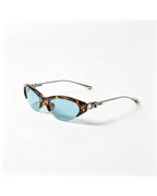 Cat-eye Half-rim Color-pop