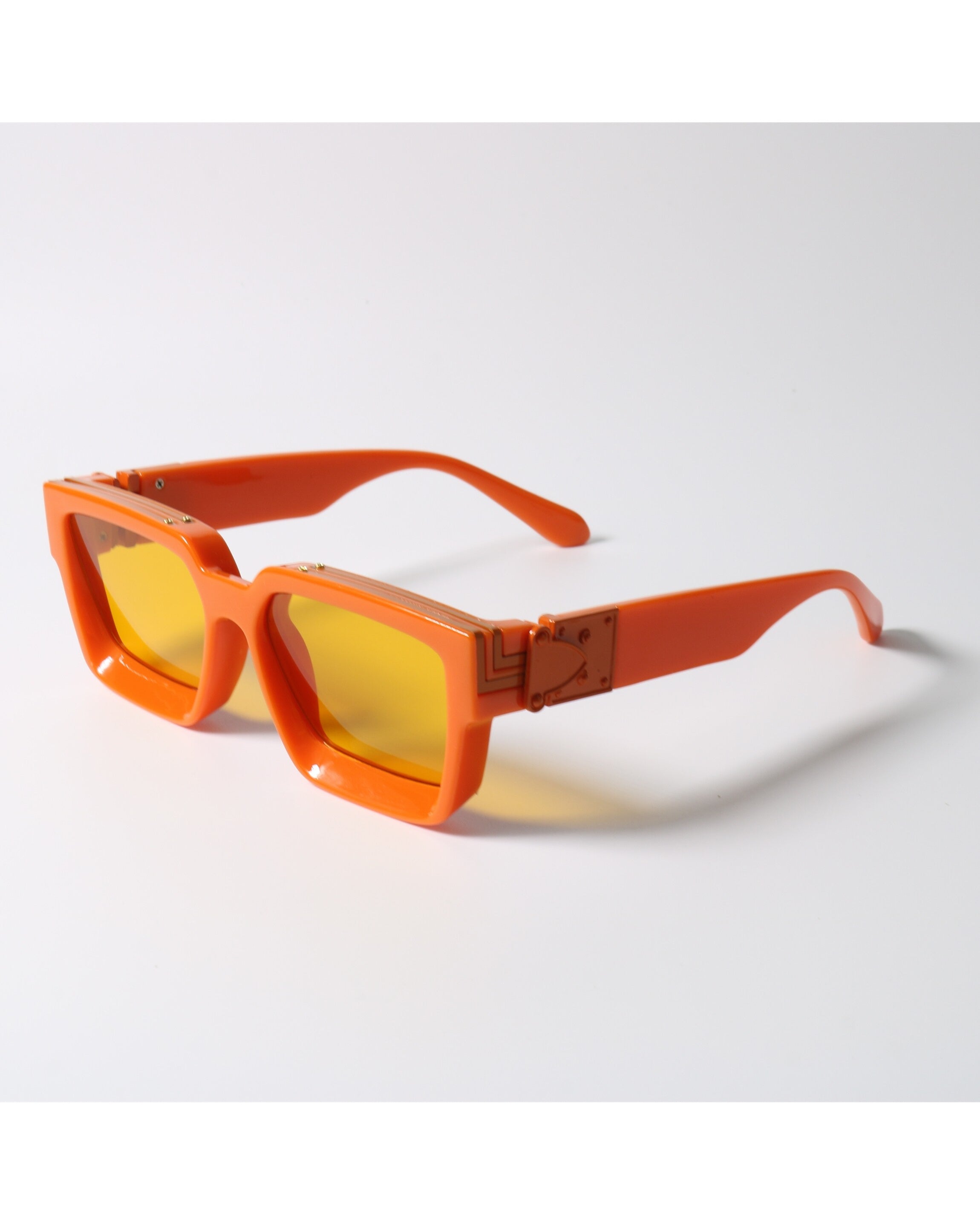 Chunky Art-deco Rectangle Sunglasses