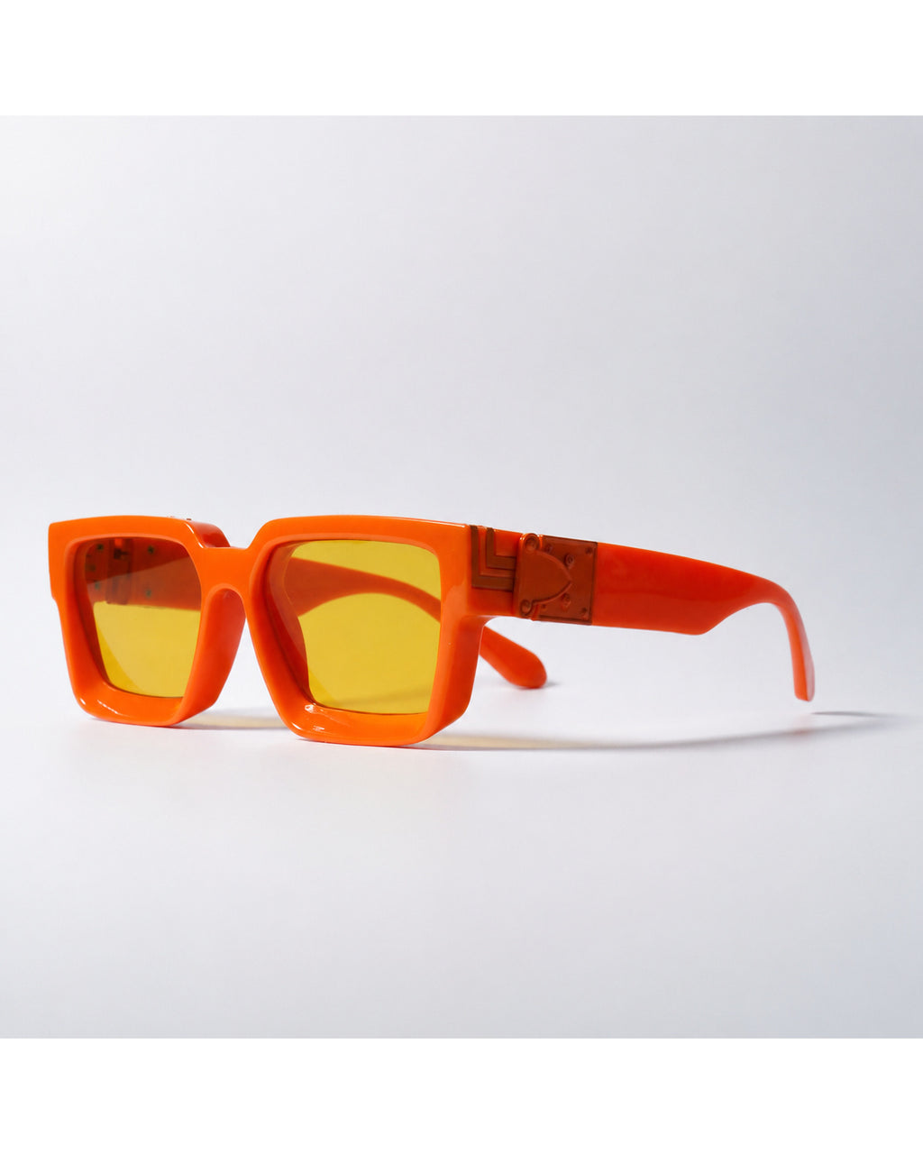 Chunky Art-deco Rectangle Sunglasses