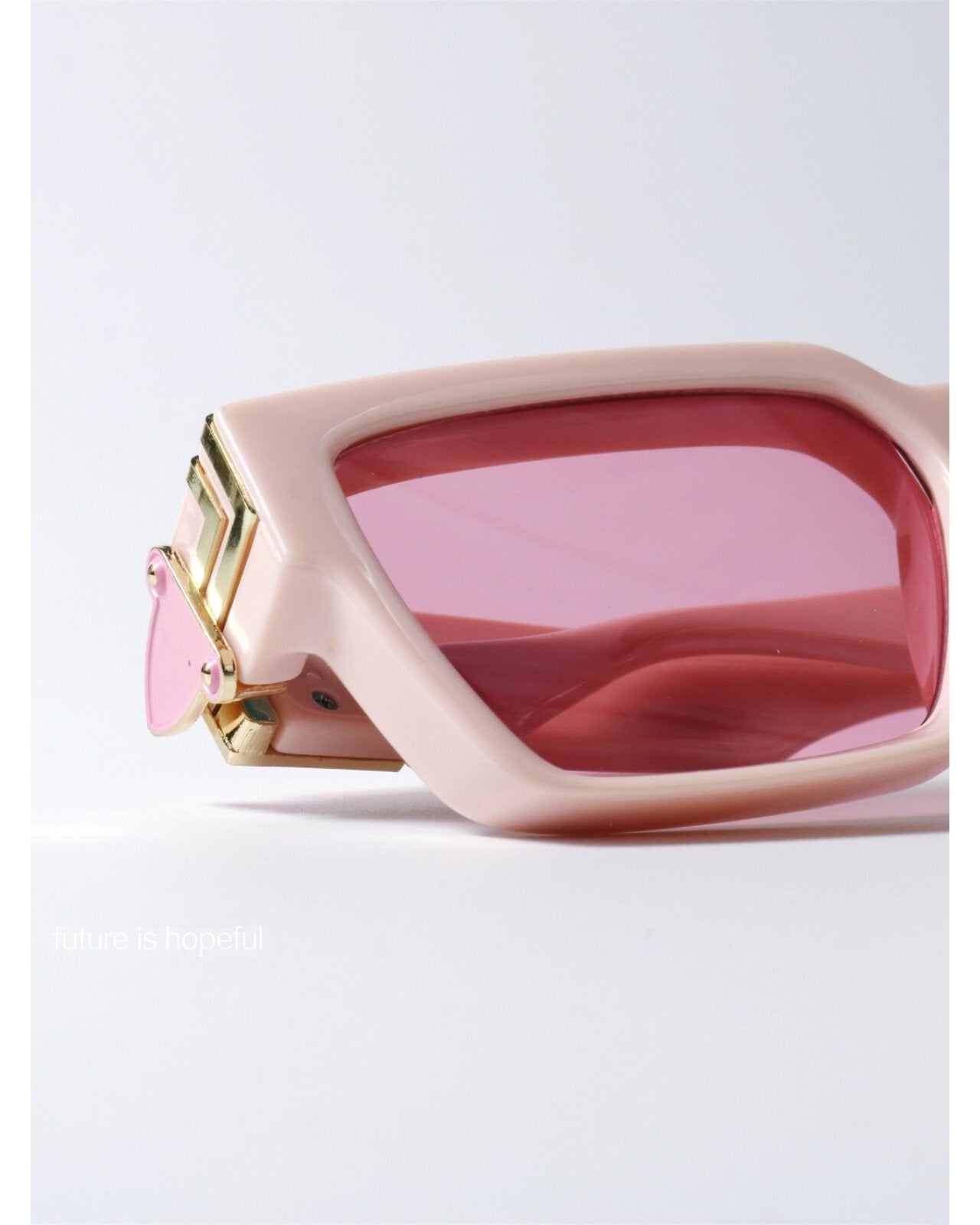 Chunky Art-deco Rectangle Sunglasses