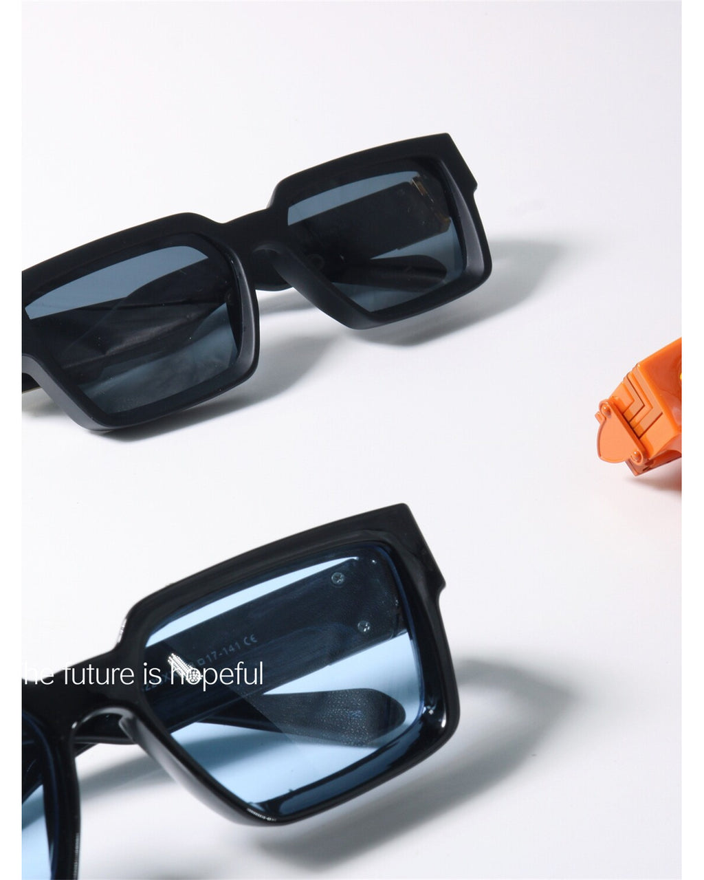 Chunky Art-deco Rectangle Sunglasses