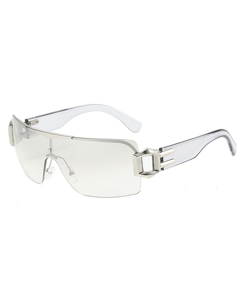 Rimless Shield Sunglasses
