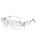 Rimless Shield Sunglasses