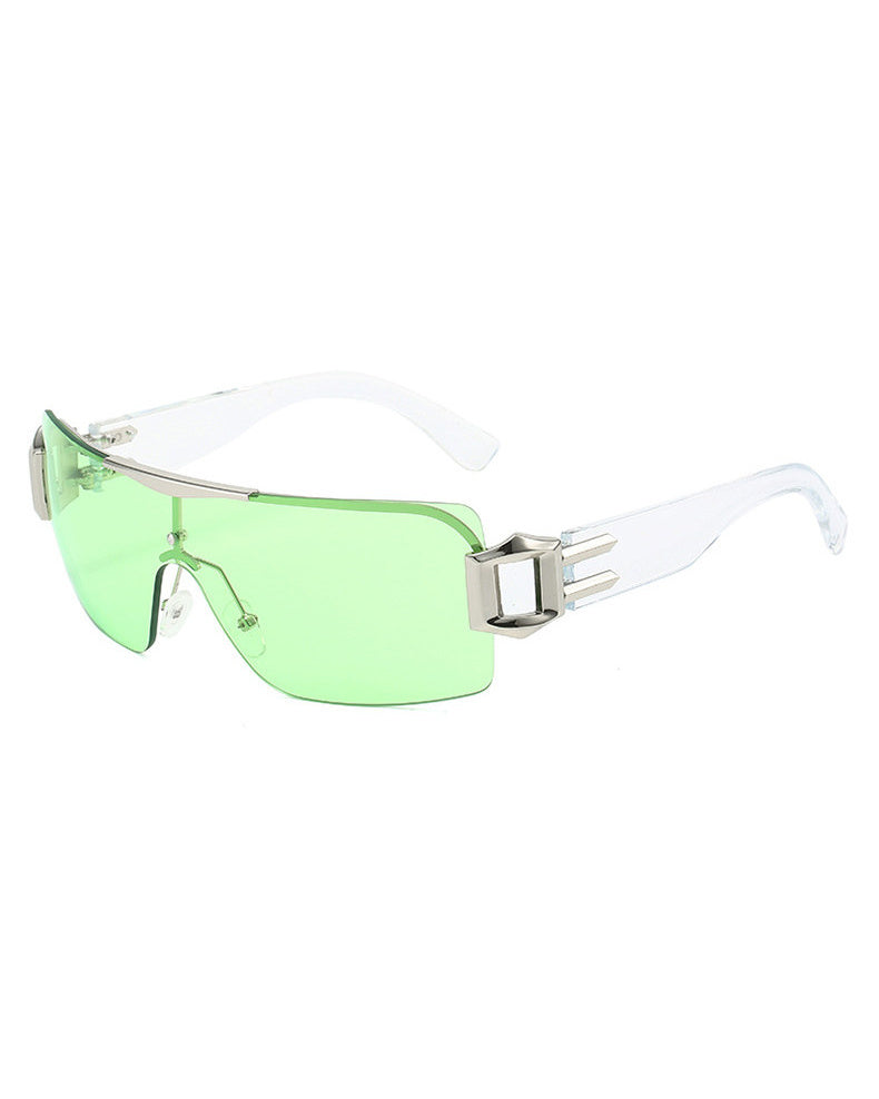 Rimless Shield Sunglasses