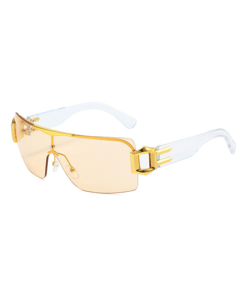 Rimless Shield Sunglasses