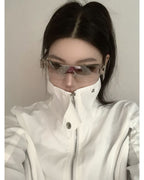 Rimless Shield Sunglasses