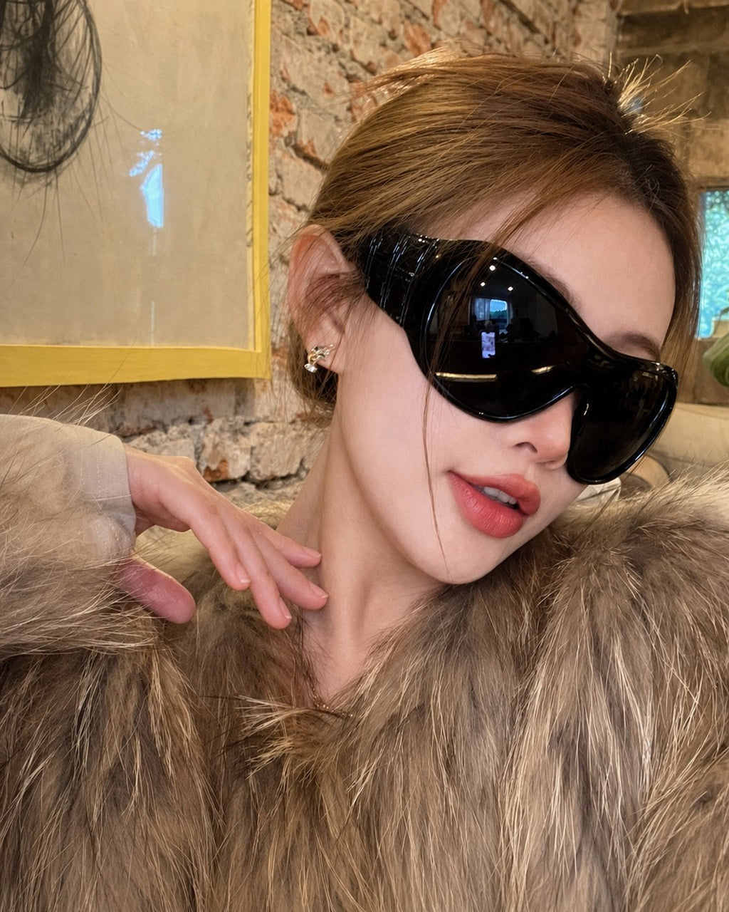 Punk-luxe Shield Shades