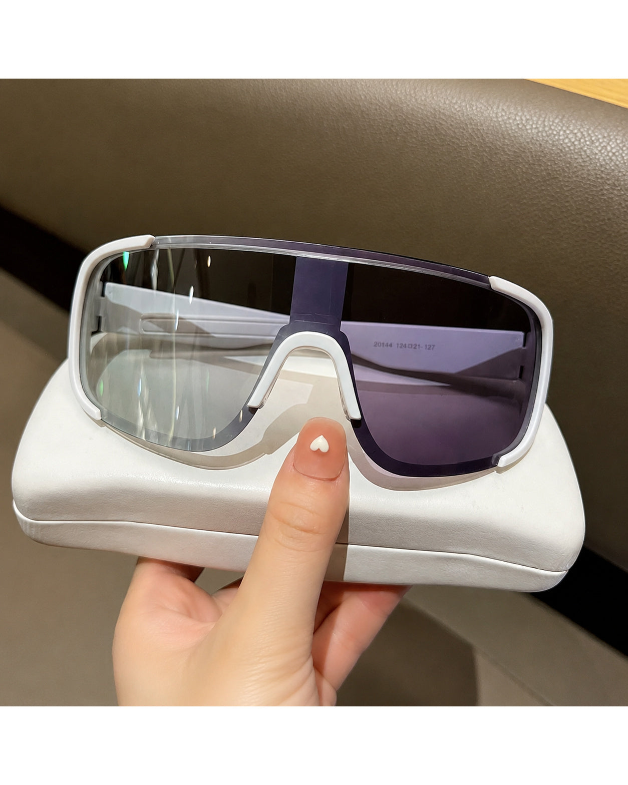 Photochromic Shield Cycling Sunglasses