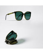 Foldable Square Nylon Sunglasses