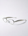 Oval Metal Shield Shades