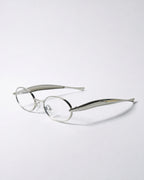 Oval Metal Shield Shades