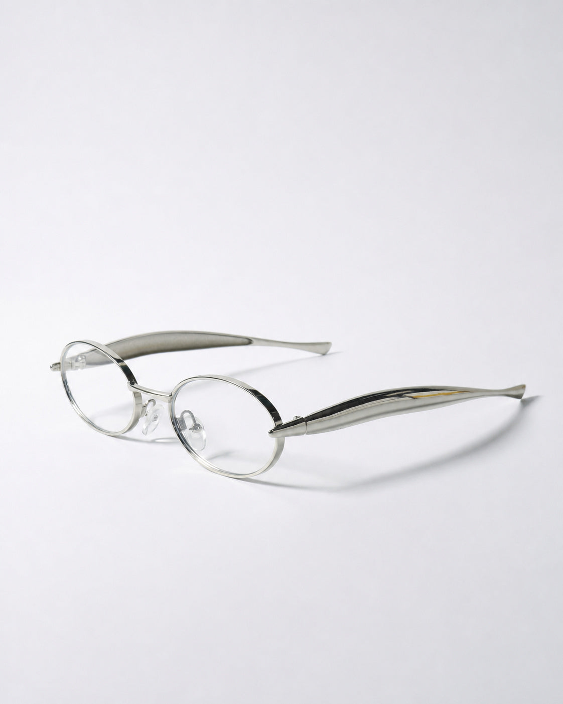 Oval Metal Shield Shades