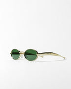 Oval Metal Shield Shades