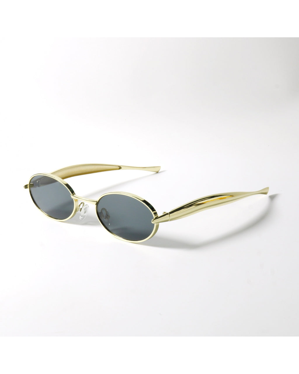 Oval Metal Shield Shades