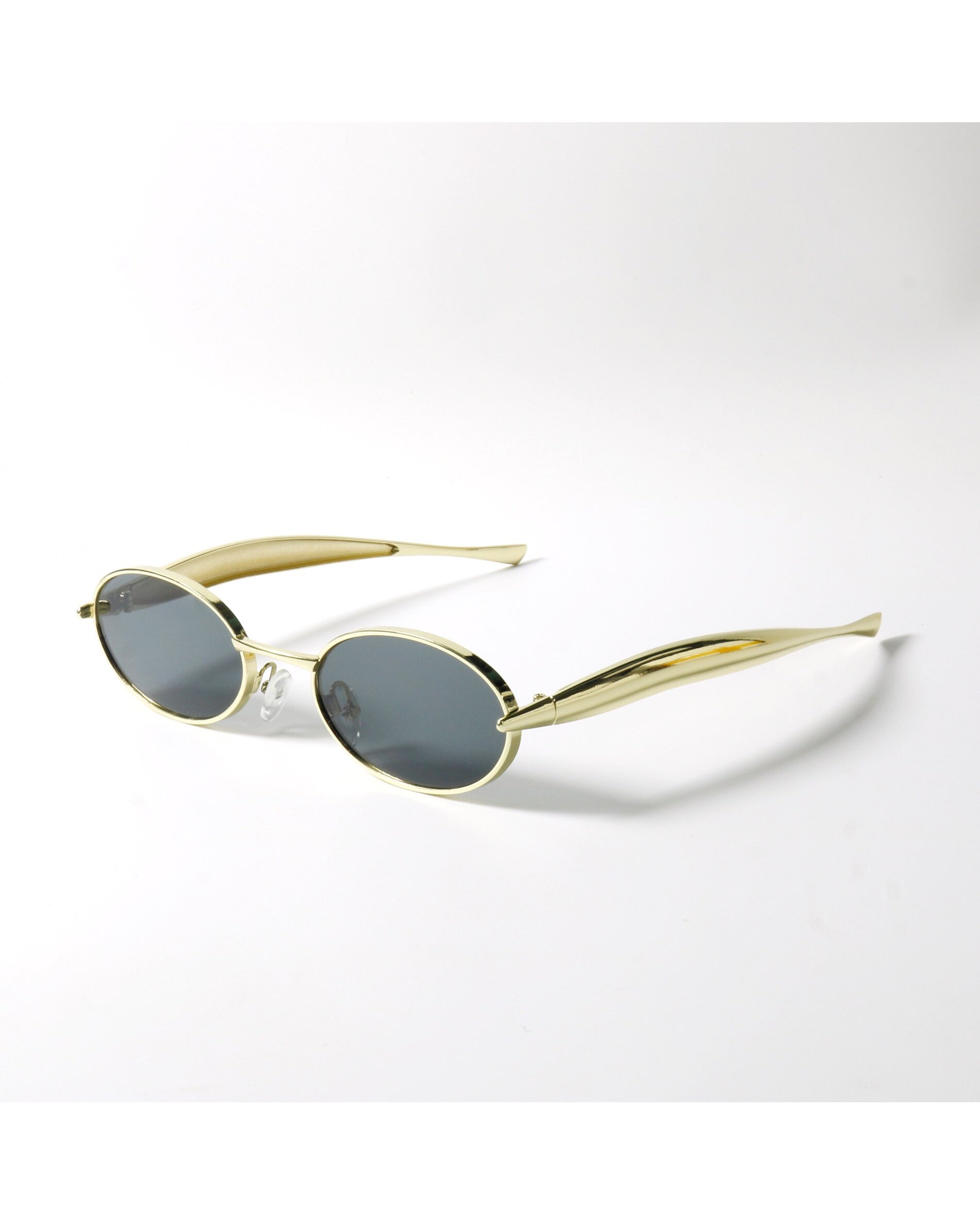 Oval Metal Shield Shades