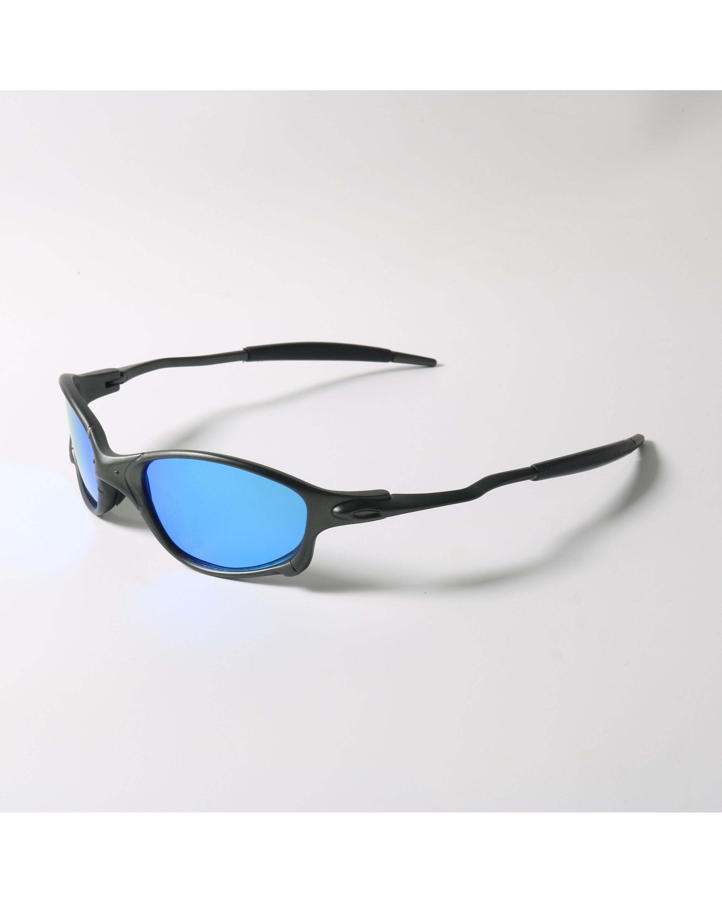 Mirrored Wrap Cycling Shades