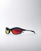 Mirrored Wrap Cycling Shades