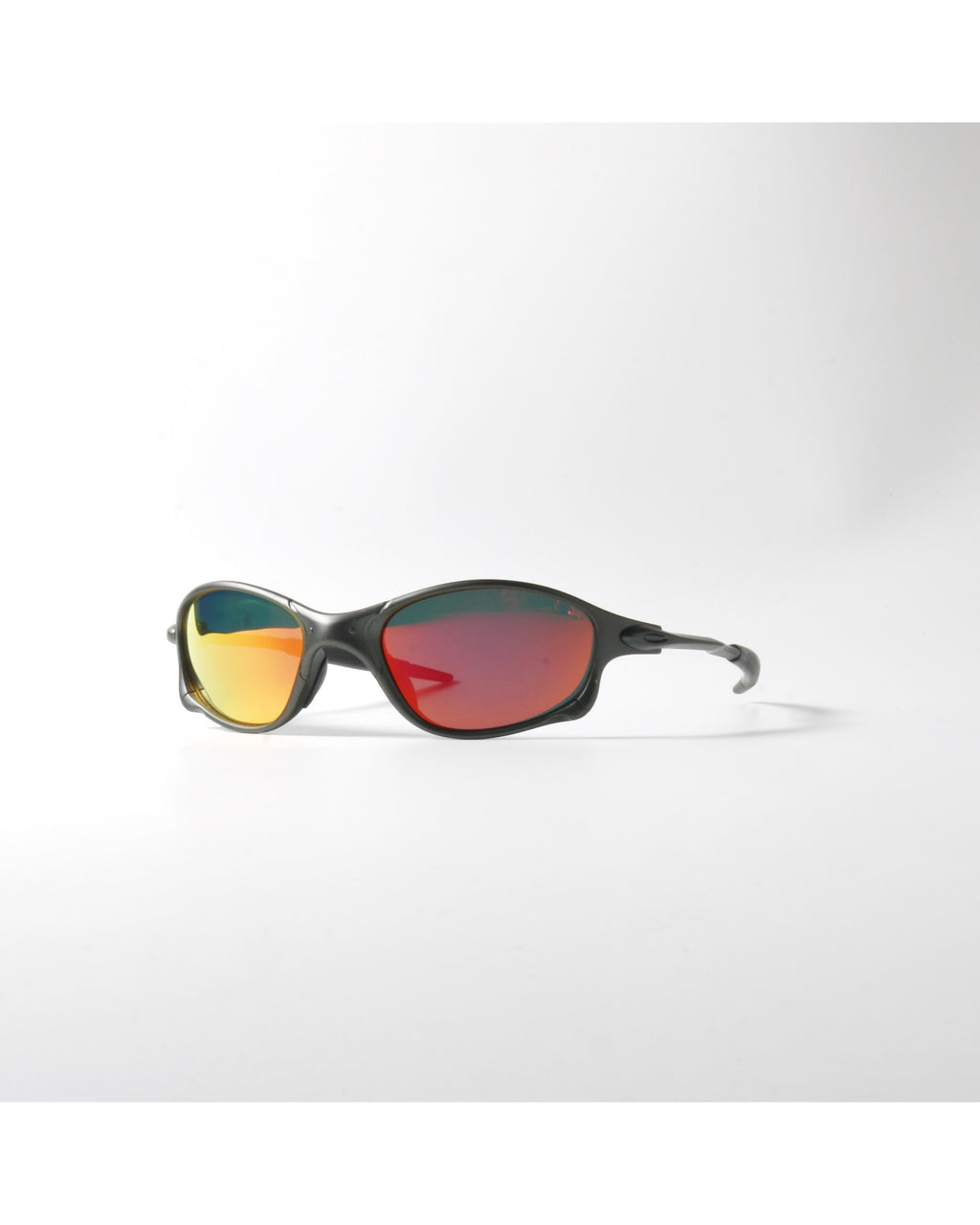 Mirrored Wrap Cycling Shades