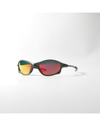 Mirrored Wrap Cycling Shades
