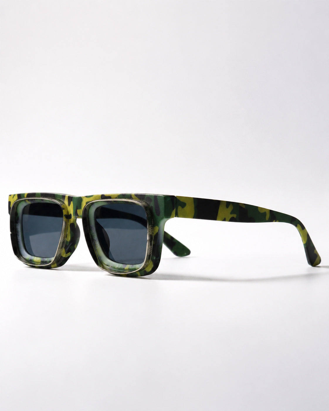 Camo Square UV400 Sunglasses
