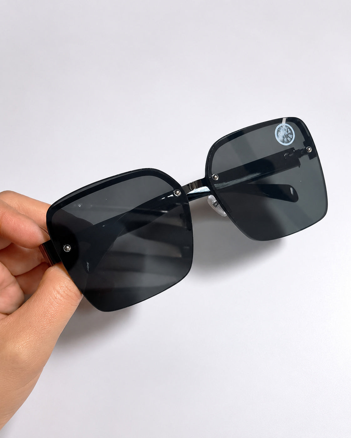 Oversized Square UV Shield Sunglasses