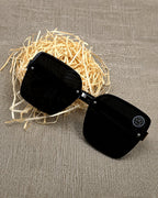Oversized Square UV Shield Sunglasses