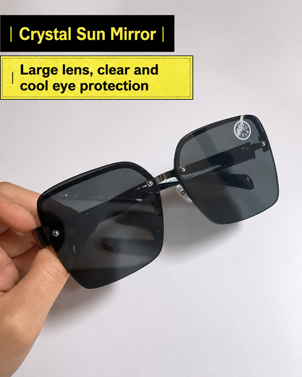Oversized Square UV Shield Sunglasses