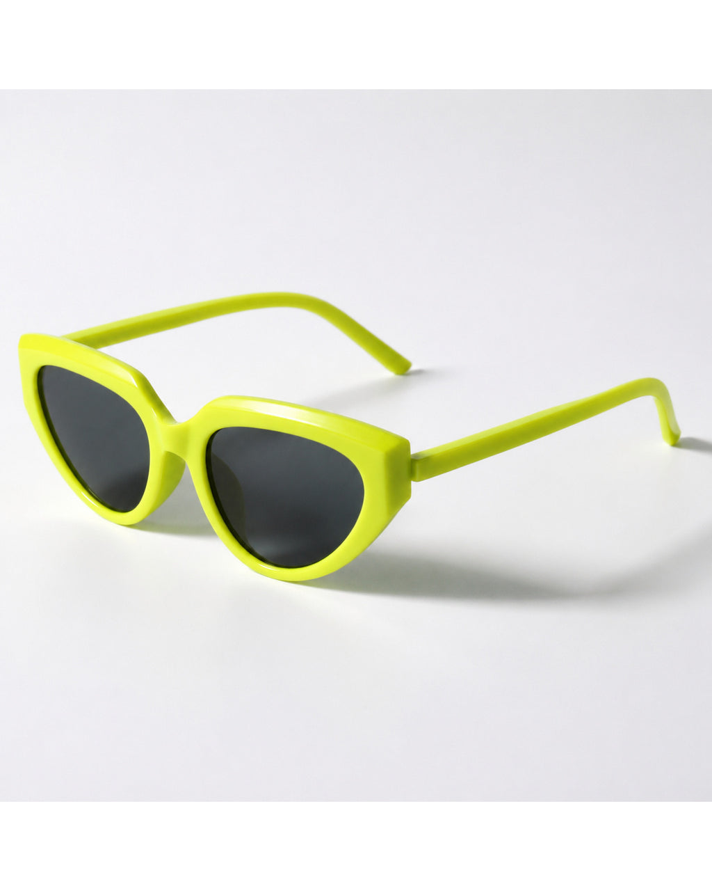 Neon Cat-eye Shield Shades