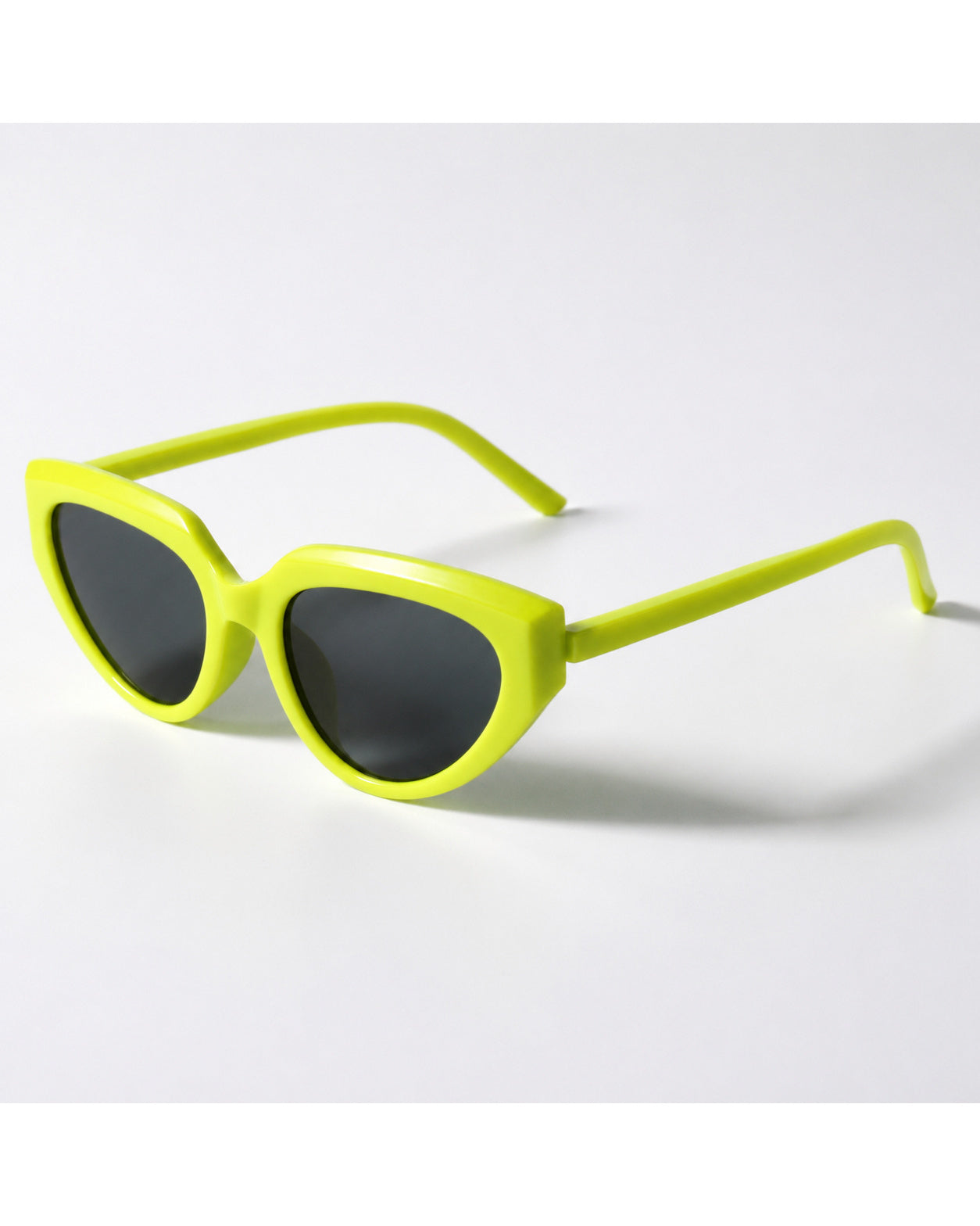 Neon Cat-eye Shield Shades