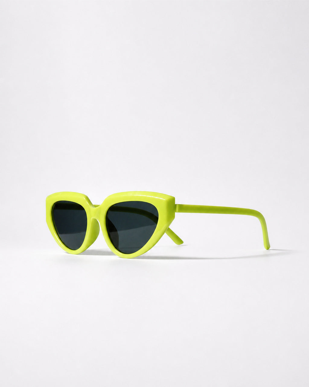 Neon Cat-eye Shield Shades