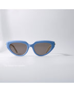 Neon Cat-eye Shield Shades