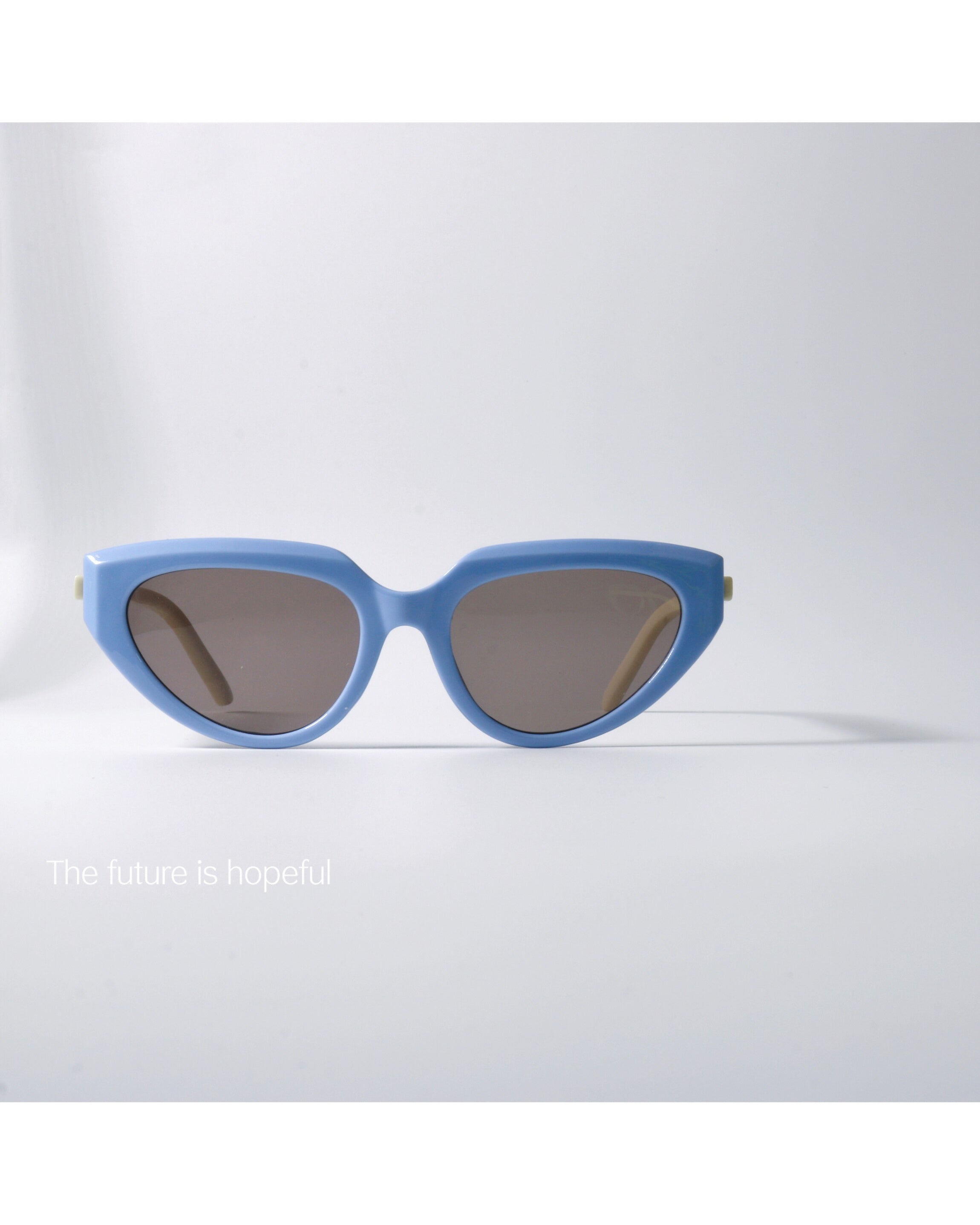Neon Cat-eye Shield Shades