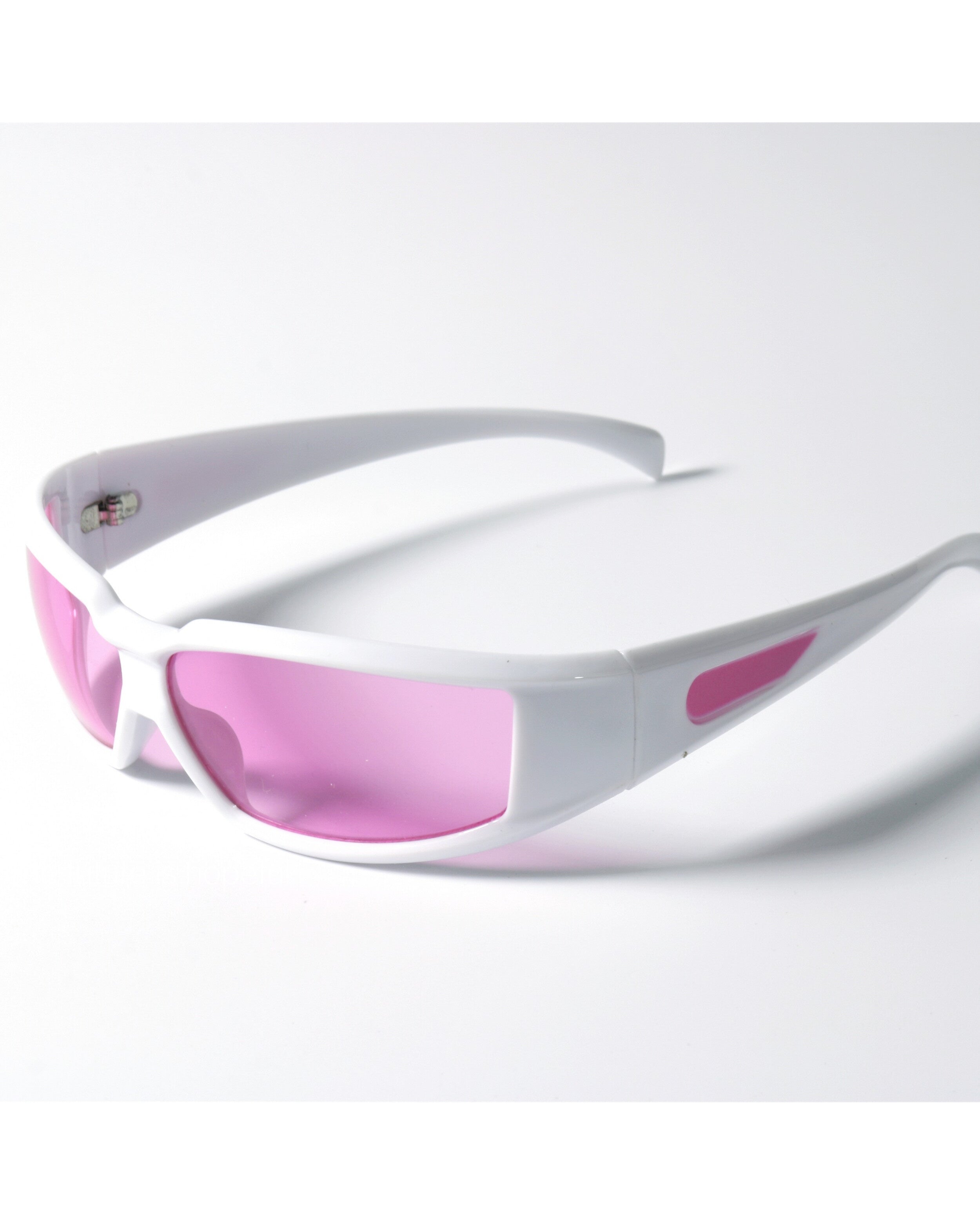 Liquid-silver Wrap Sunglasses