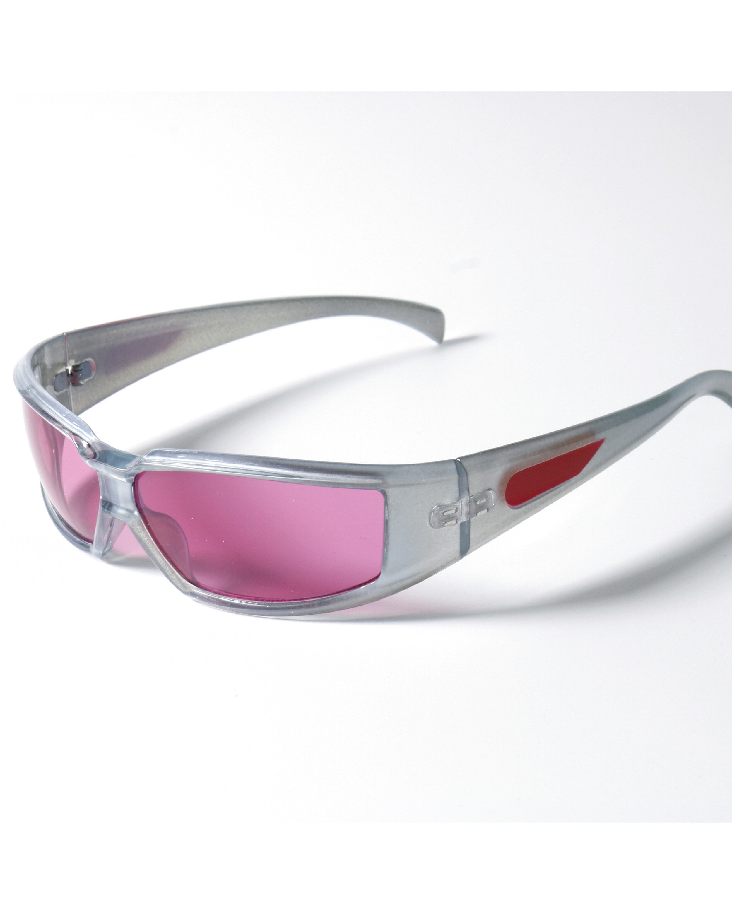 Liquid-silver Wrap Sunglasses