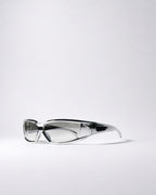 Liquid-silver Wrap Sunglasses