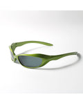 Metallic Wrap Shield Sunglasses