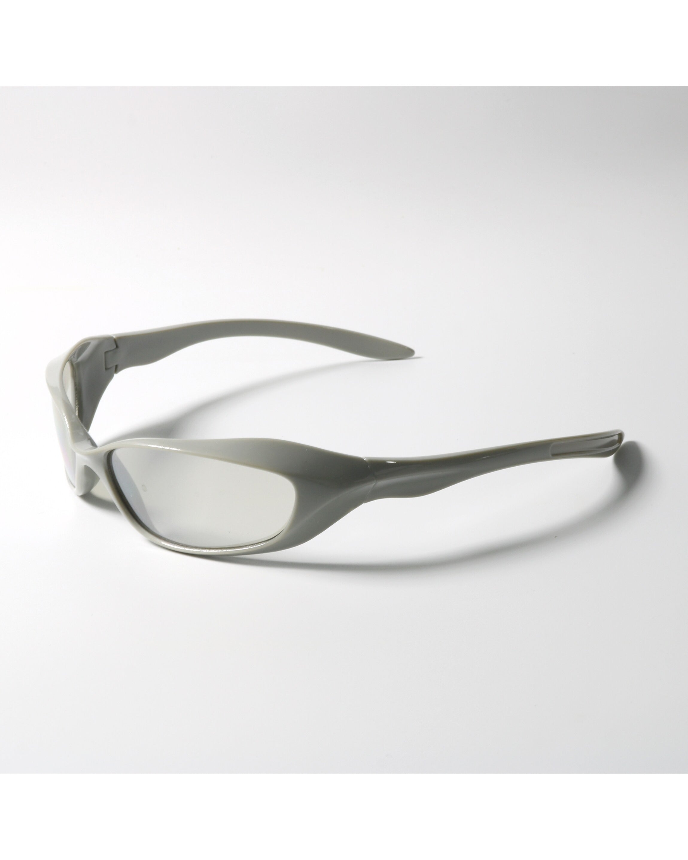 Metallic Wrap Shield Sunglasses