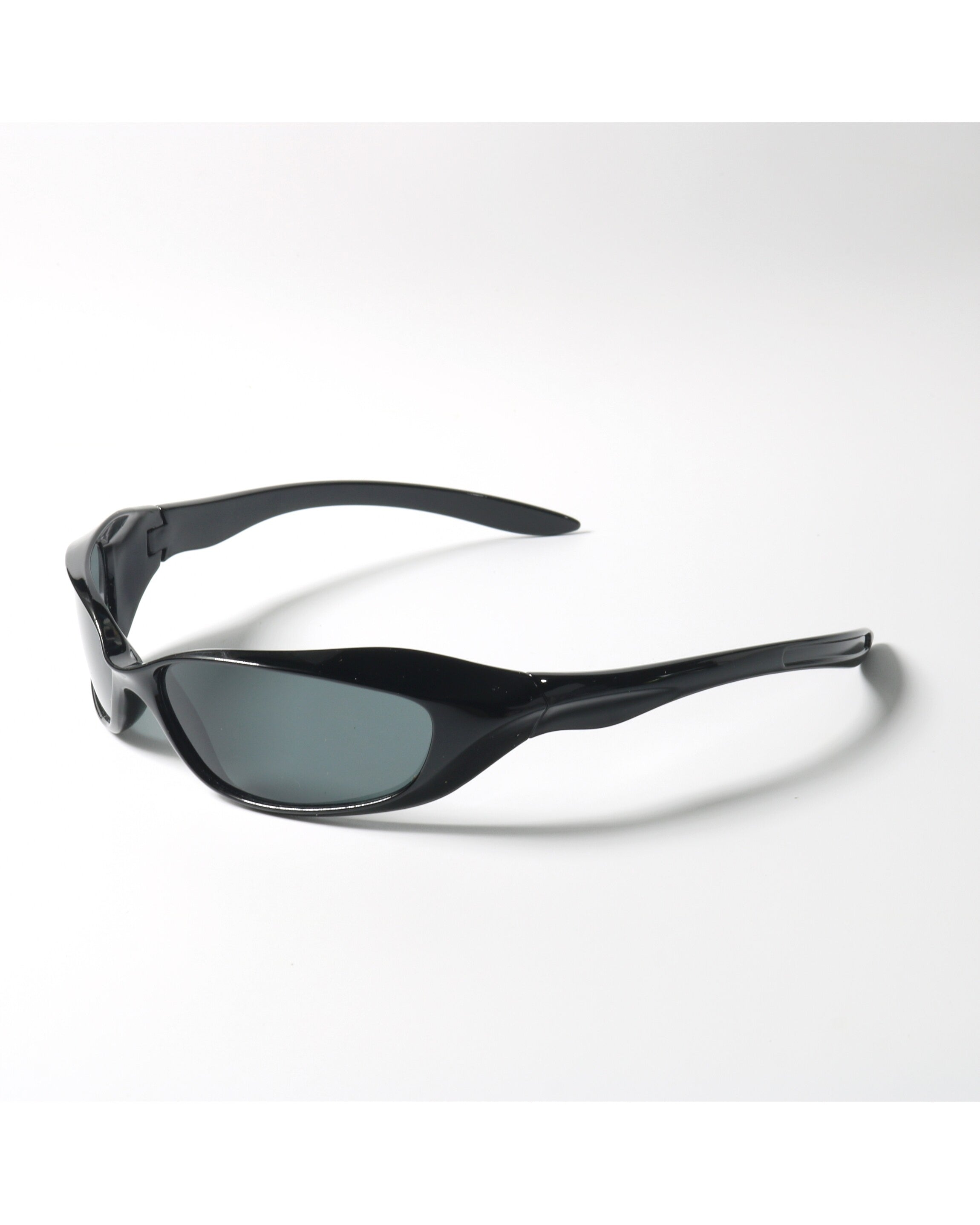 Metallic Wrap Shield Sunglasses