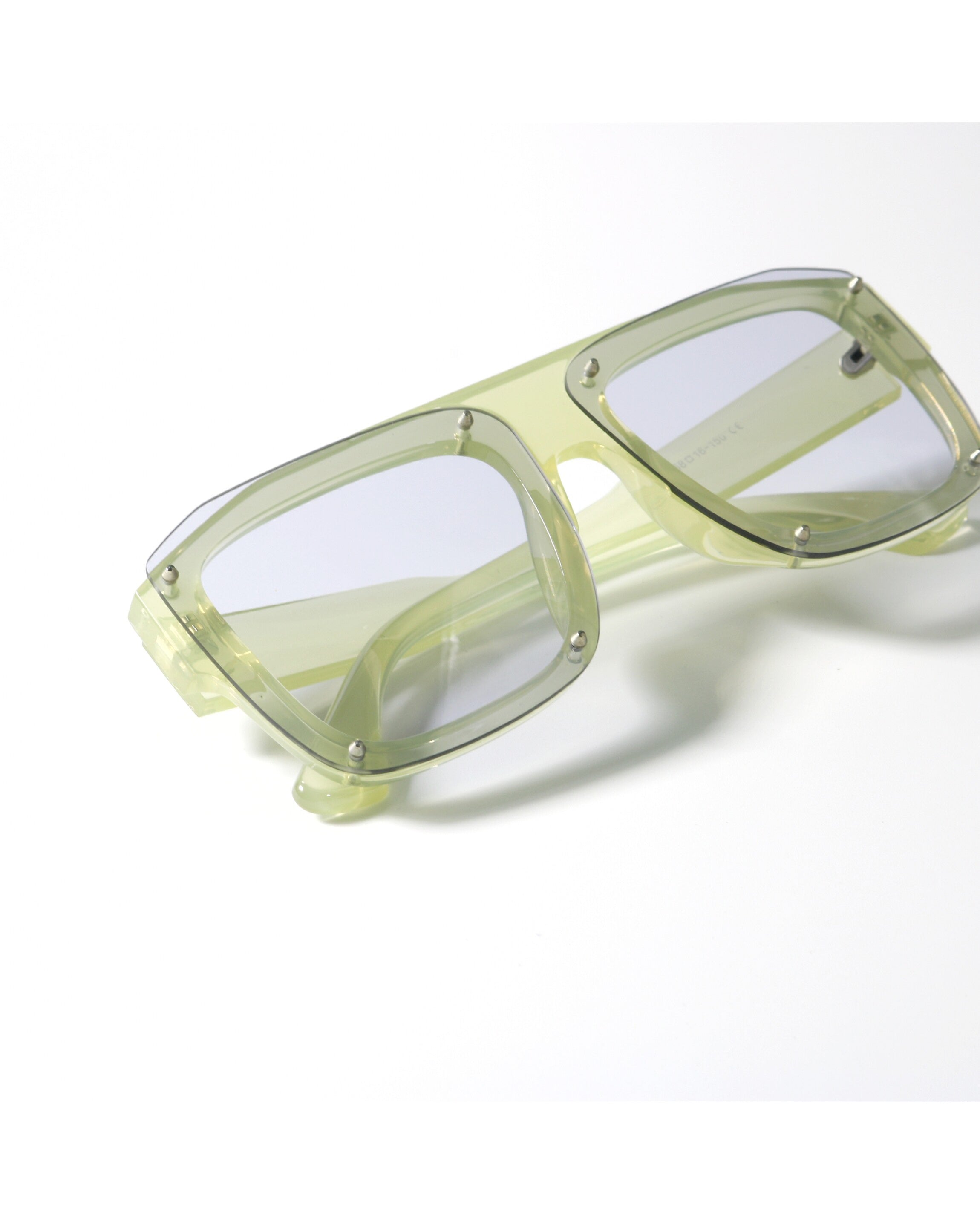 Studded Color-block Square Shades